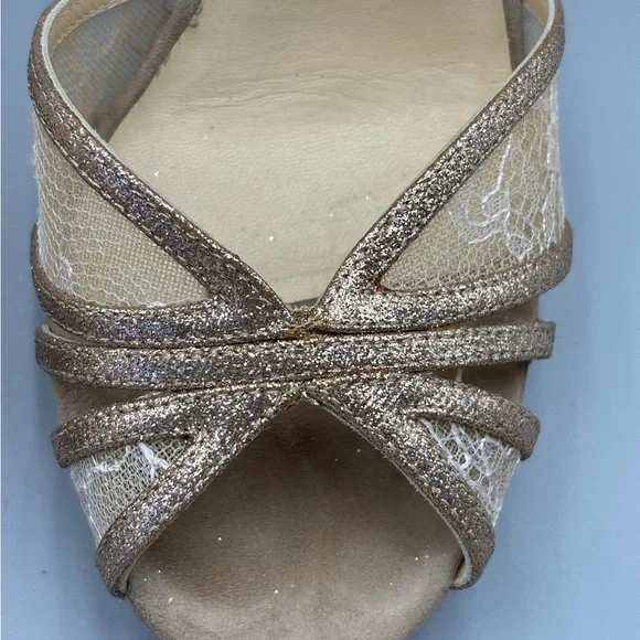 Jimmy Choo laced pattern D’Orsay high heels - size 37 - Picture 11 of 16